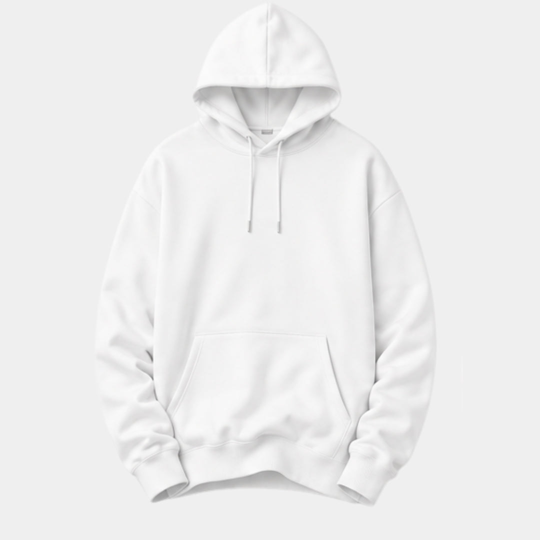 white hoodie
