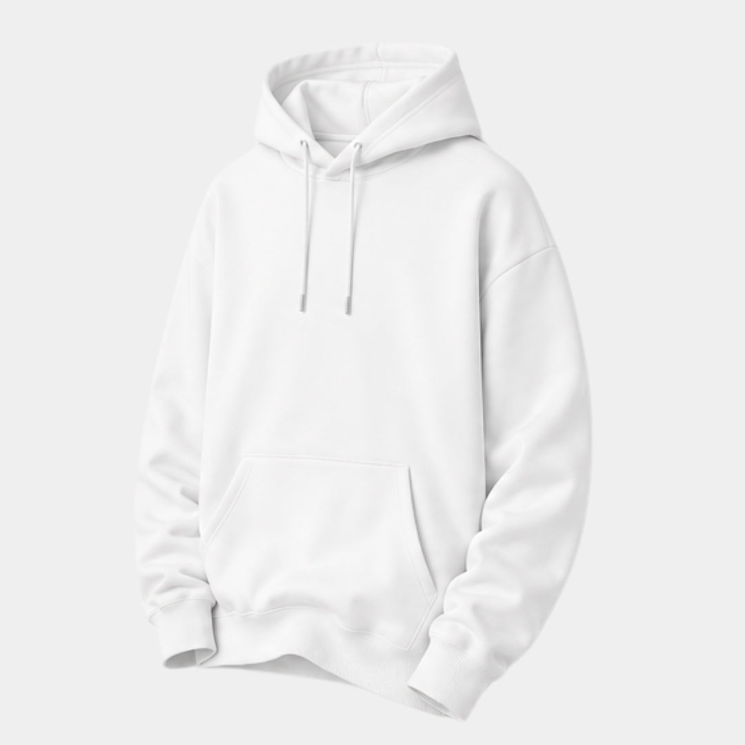 white hoodie