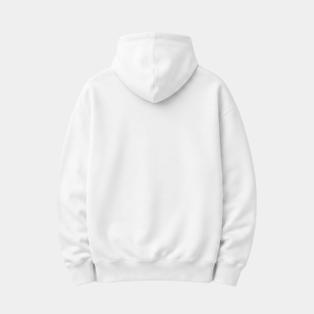 white hoodie
